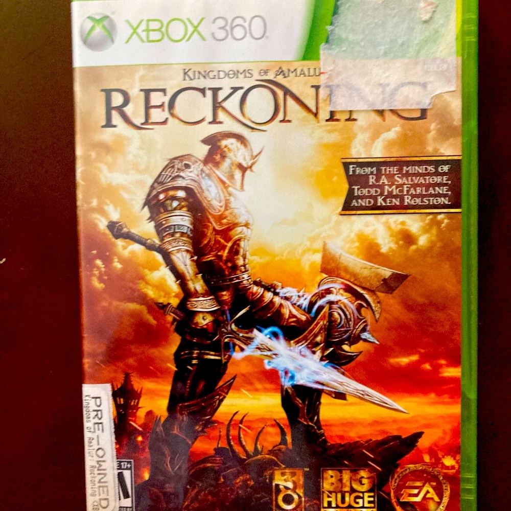 Reckoning Xbox 360 game